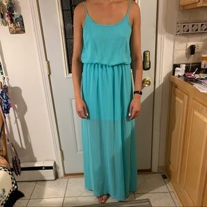 Teal dress